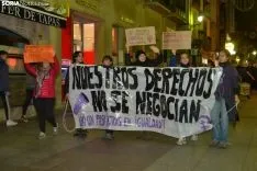 Una imagen de este 25-N en la capital soriana