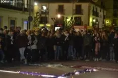 Una imagen de este 25-N en la capital soriana