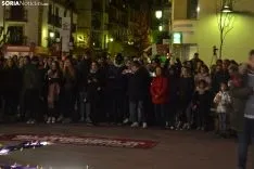 Una imagen de este 25-N en la capital soriana