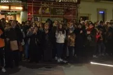 Una imagen de este 25-N en la capital soriana