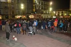 Una imagen de este 25-N en la capital soriana