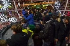 Una imagen de la apertura del tiempo navideño este viernes. /SN