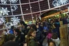 Una imagen de la apertura del tiempo navideño este viernes. /SN