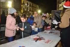 Una imagen de la apertura del tiempo navideño este viernes. /SN