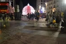 Una imagen de la apertura del tiempo navideño este viernes. /SN