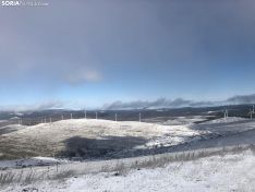 Foto 4 - La nieve en Oncala presagia el temporal