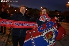 Aficiones del Numancia y el Rayo Vallecano.