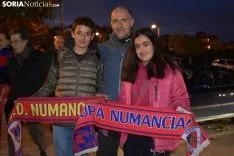 Aficiones del Numancia y el Rayo Vallecano.