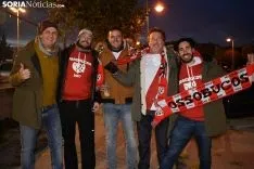 Aficiones del Numancia y el Rayo Vallecano.