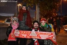 Aficiones del Numancia y el Rayo Vallecano.