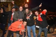 Aficiones del Numancia y el Rayo Vallecano.