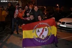 Aficiones del Numancia y el Rayo Vallecano.