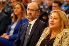 Una imagen del acto de este miércoles en El Burgo. /SN