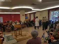 Una imagen del ambiente en el centro residencial este miércoles. /SN