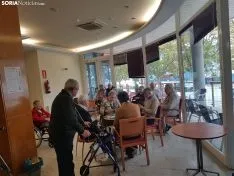 Una imagen del ambiente en el centro residencial este miércoles. /SN