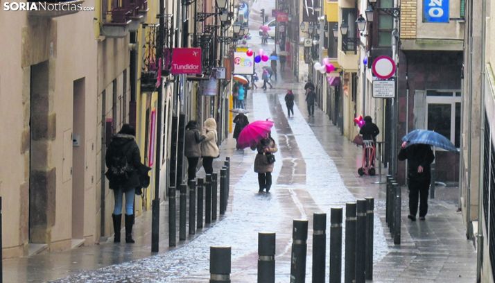 Una de las calles del centro de la ciudad.