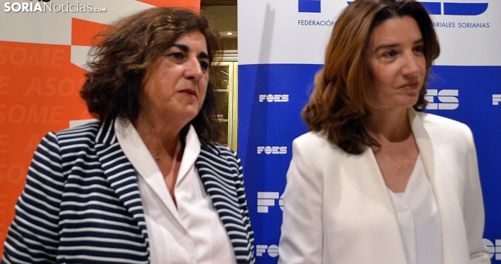 Elena Molinero (izda.) y María Angeles Fernández. /SN