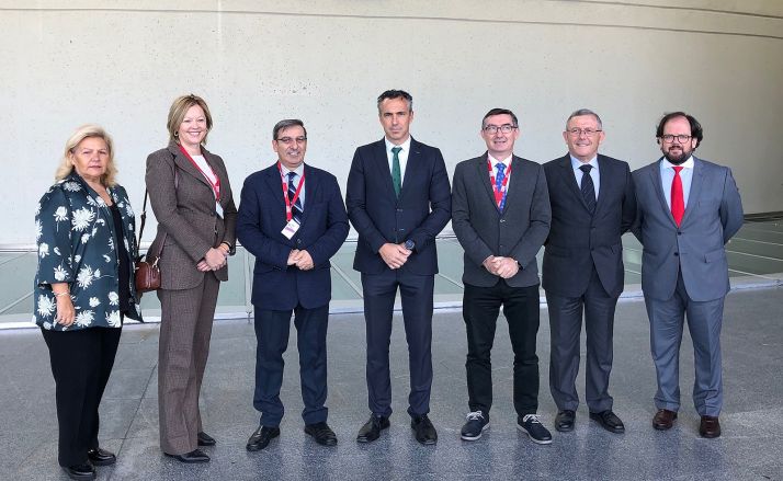 Miembros de las dos delegaciones integradas en el grupo de trabajo. 