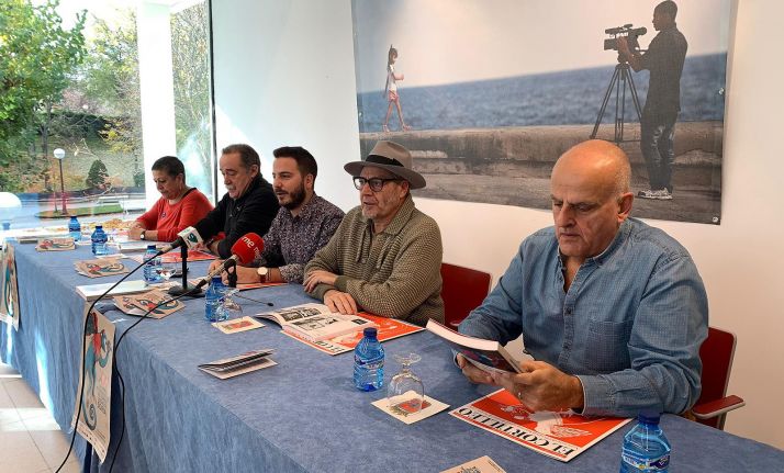 Presentación de las exposiciones este lunes en Espacio Alameda. /Ayto.