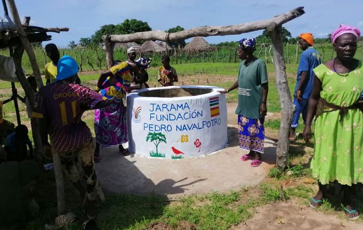 Uno de los pozos construidos. /FPN