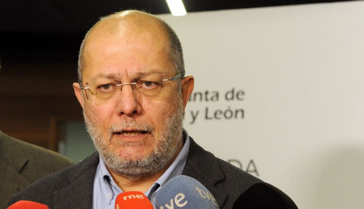 Francisco Igea, hoy ante los medios informativos. /Jta.