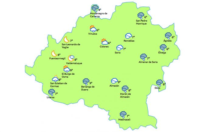 Previsón a las 15:00 horas. /eltiempo.es