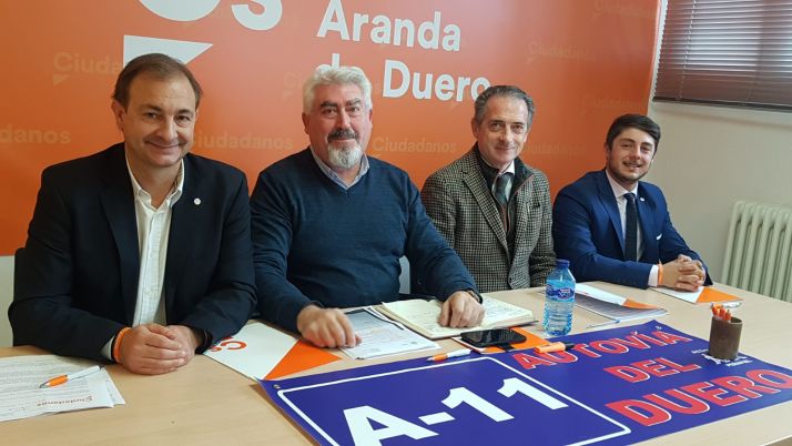 Cs denuncia en Burgos las mentiras del PP y PSOE en relación a la Autovía del Duero