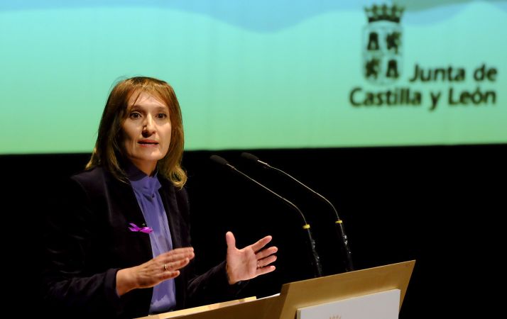 La soriana, en su intervención este lunes. /Jta.