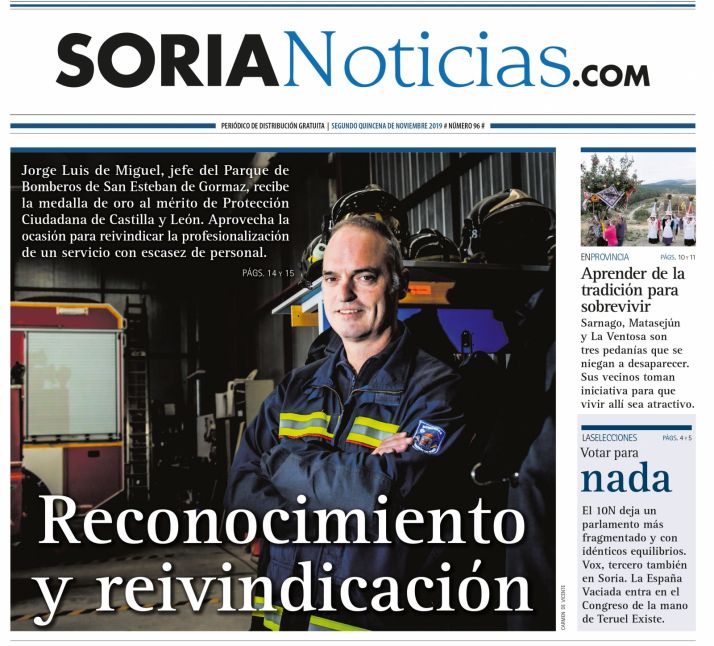 Portada del número 96 de Soria Noticias.