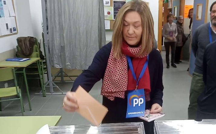 María José Heredia vota este 10N.
