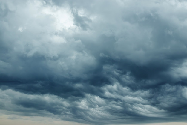 Sensación de tormenta en el cielo. 