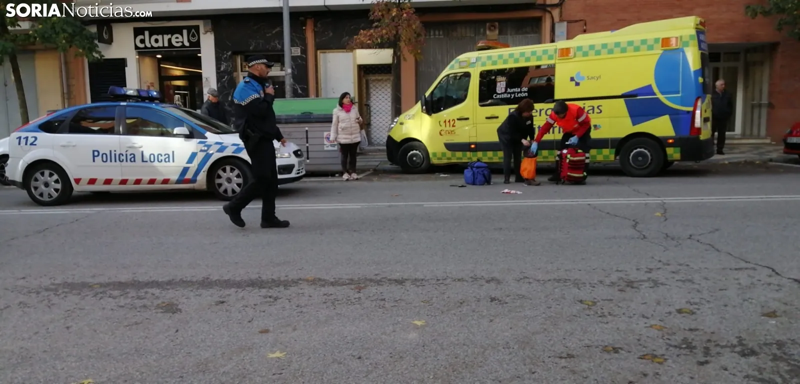 Imágenes del atropello.