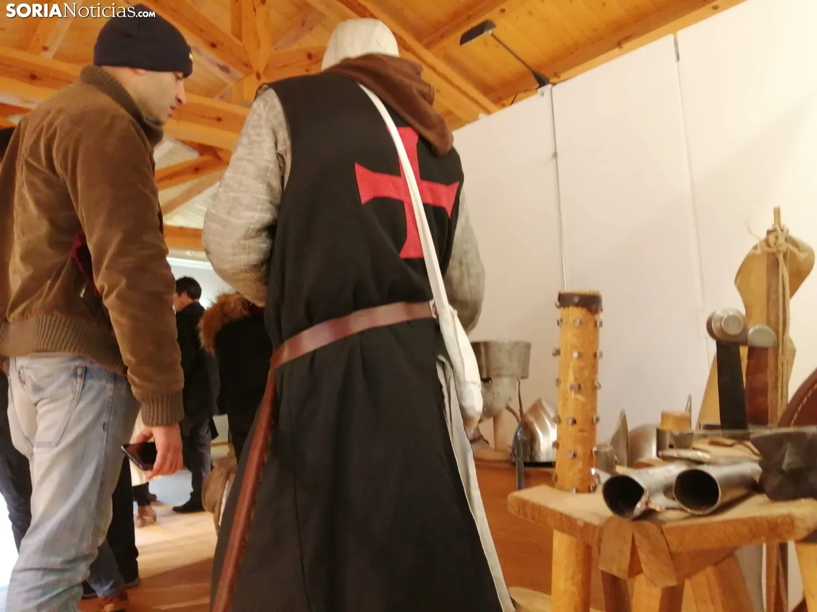 Una imagen de la jornada divulgativa templaria este viernes. /SN