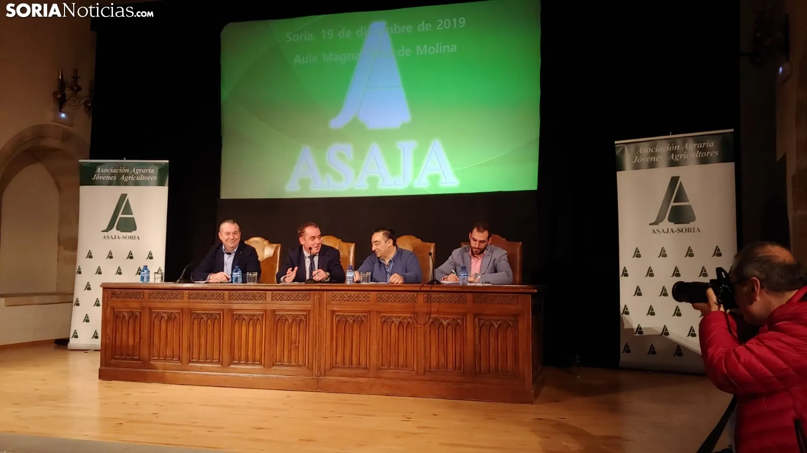 Una imagen del acto central en el Aula Tirso de Molina. /M Audiovisuales