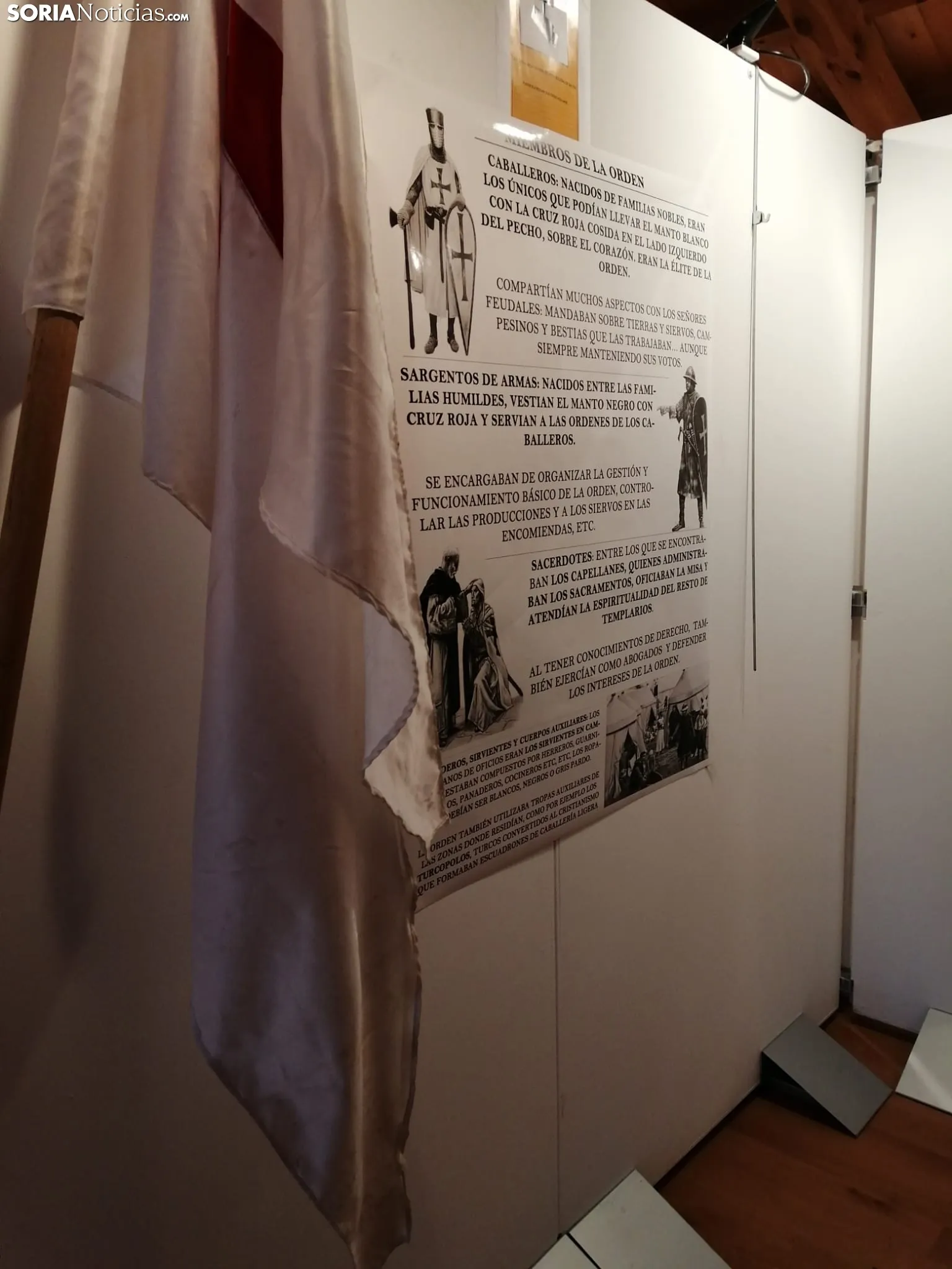 Una imagen de la jornada divulgativa templaria este viernes. /SN