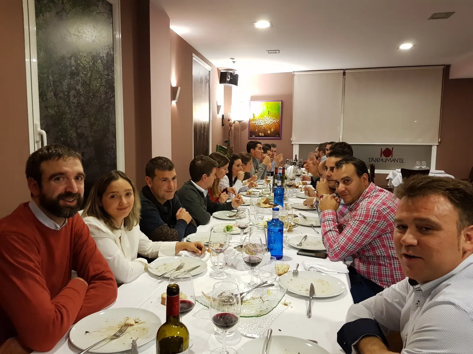 Imagen de la cena anual de AJE. 