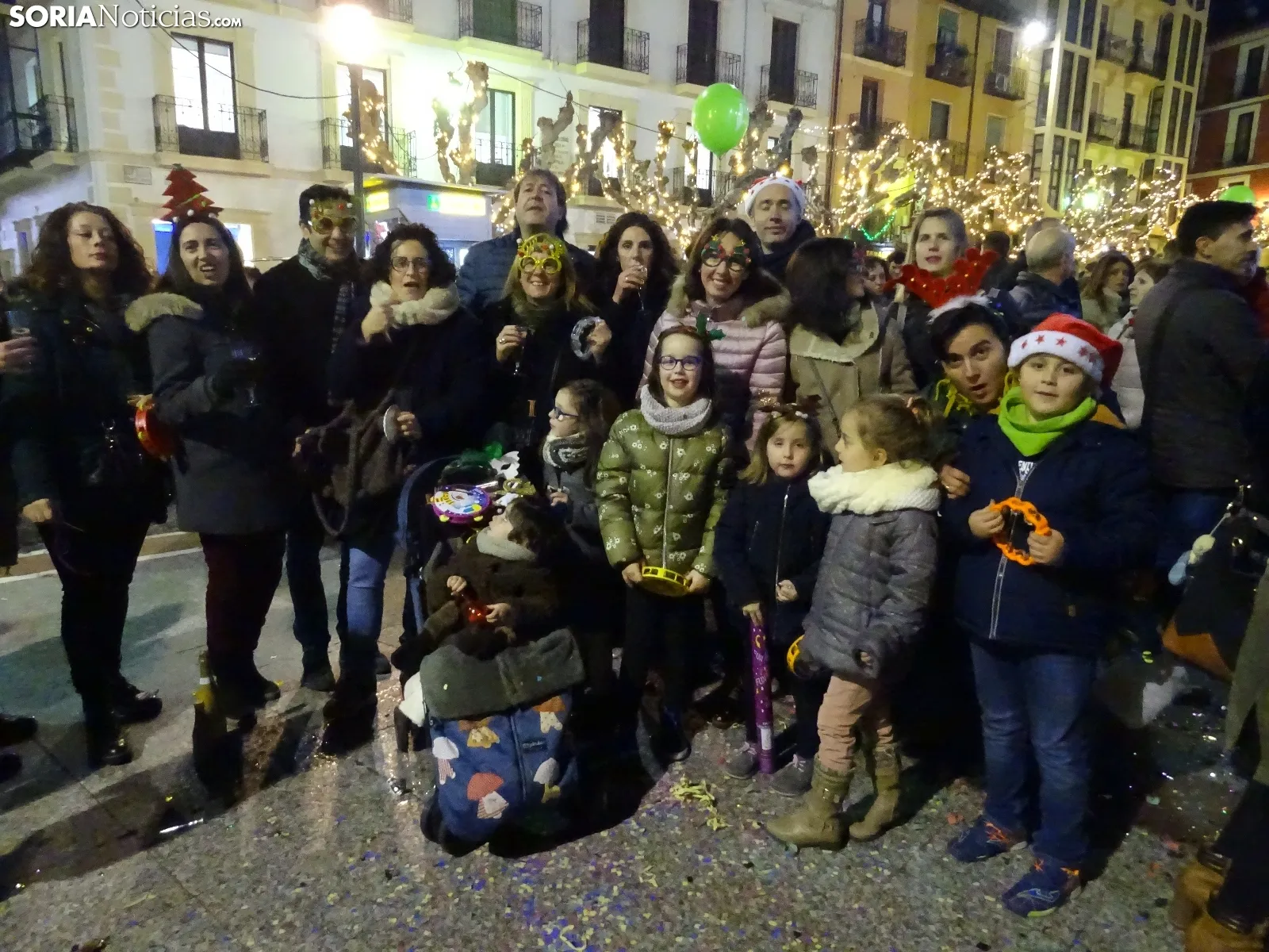 Ambiente de la última noche del año en la capital. /SN