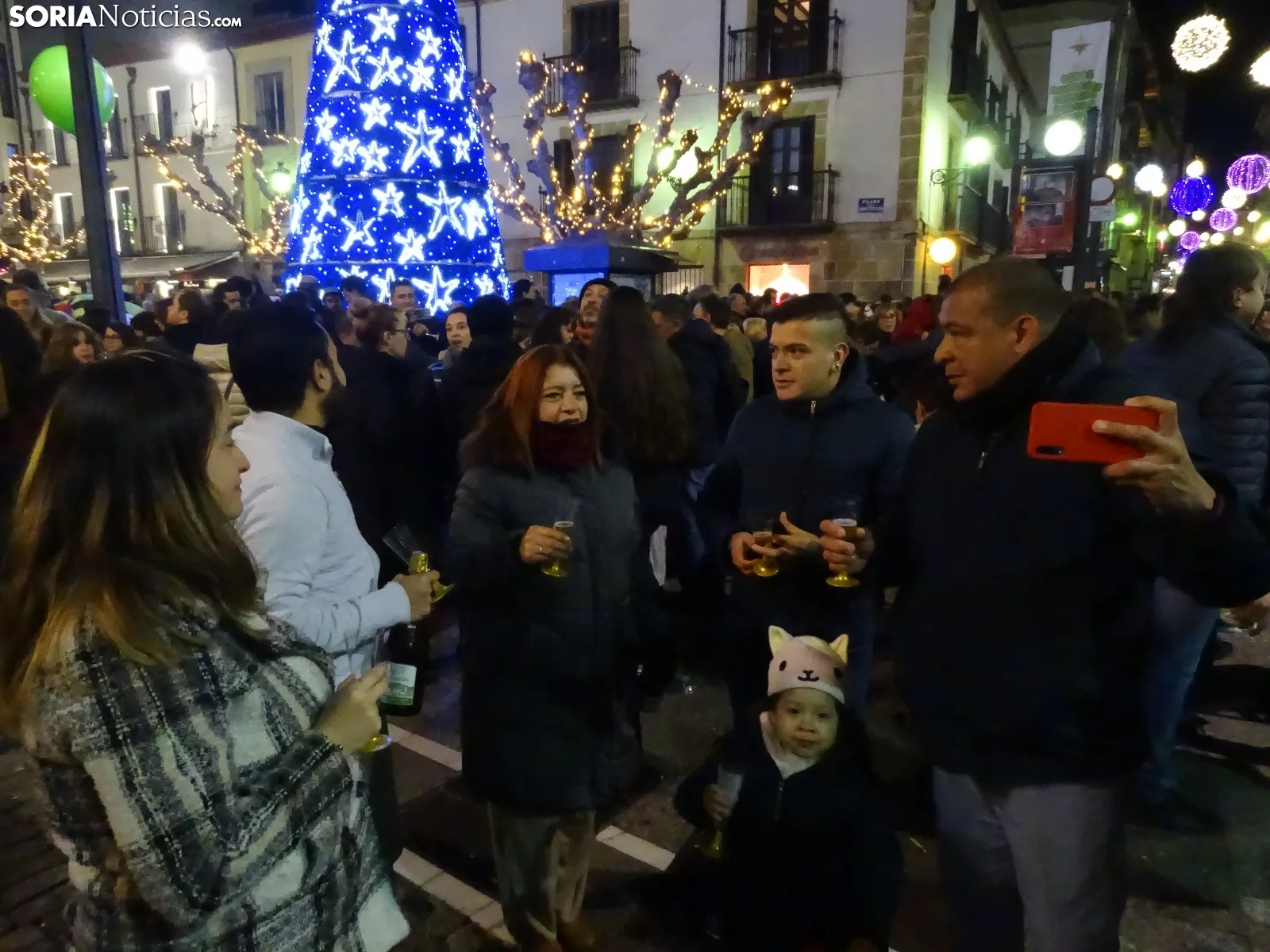 Ambiente de la última noche del año en la capital. /SN