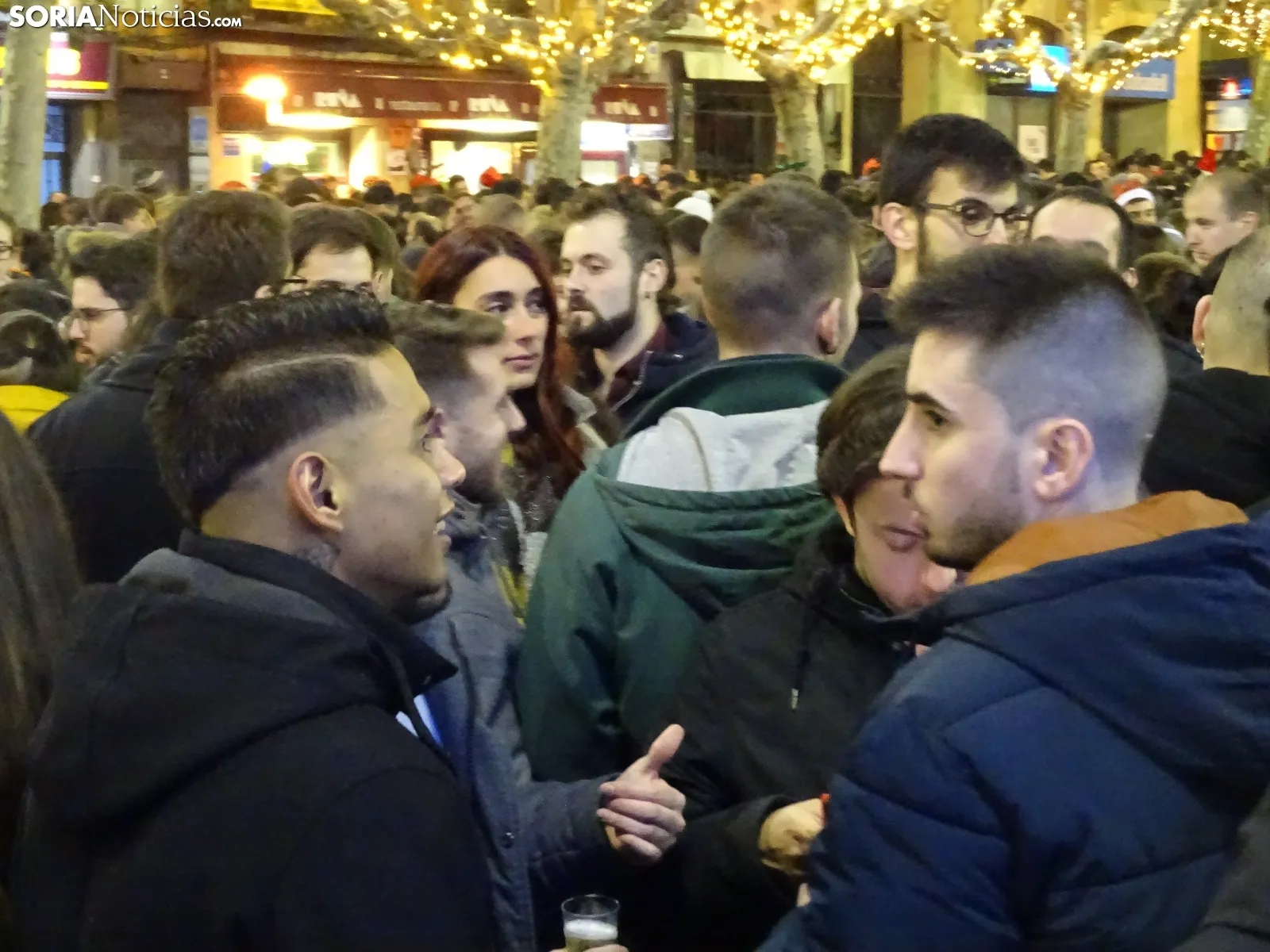 Ambiente de la última noche del año en la capital. /SN