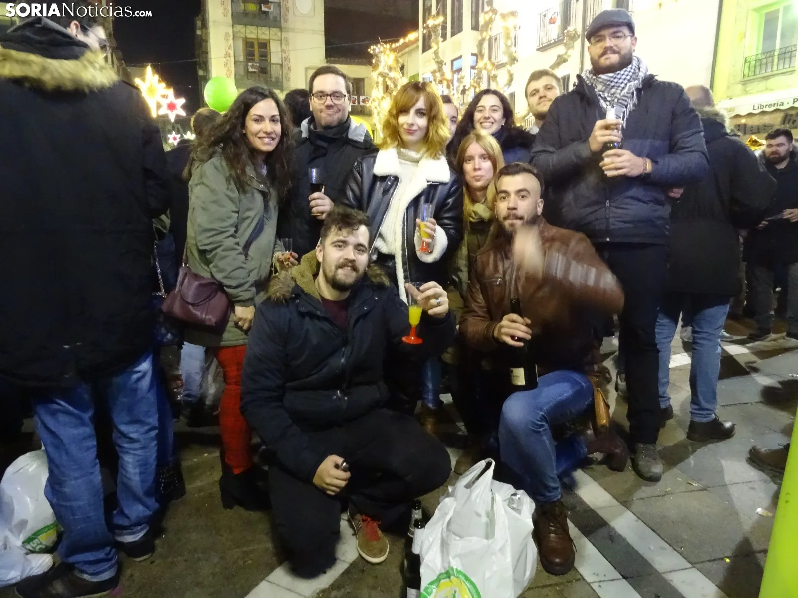 Ambiente de la última noche del año en la capital. /SN