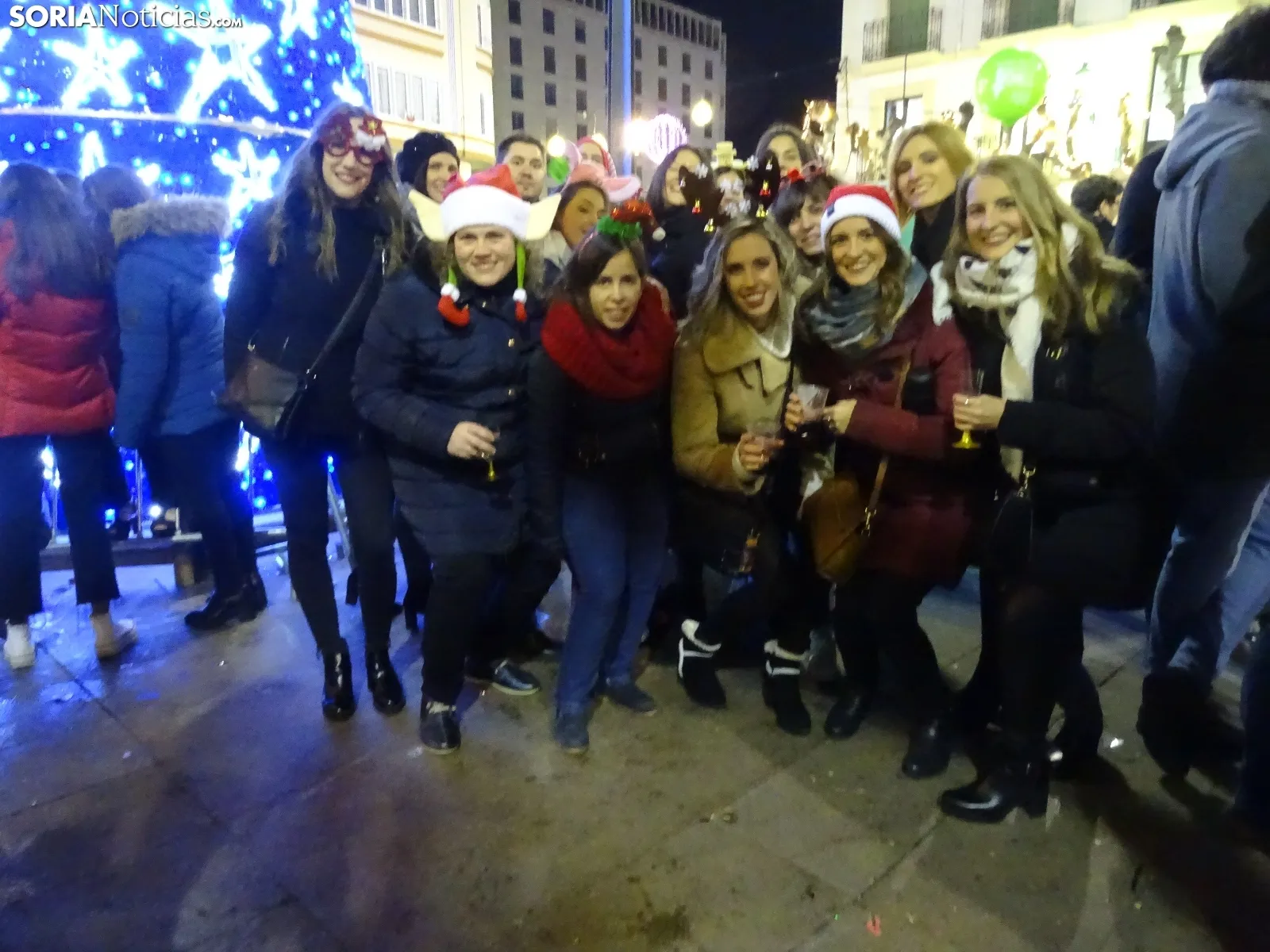 Ambiente de la última noche del año en la capital. /SN