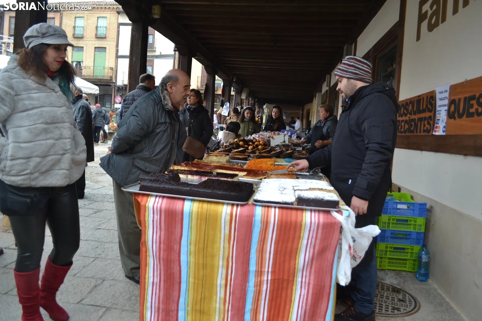 Una imagen de la feria este domingo. /SN