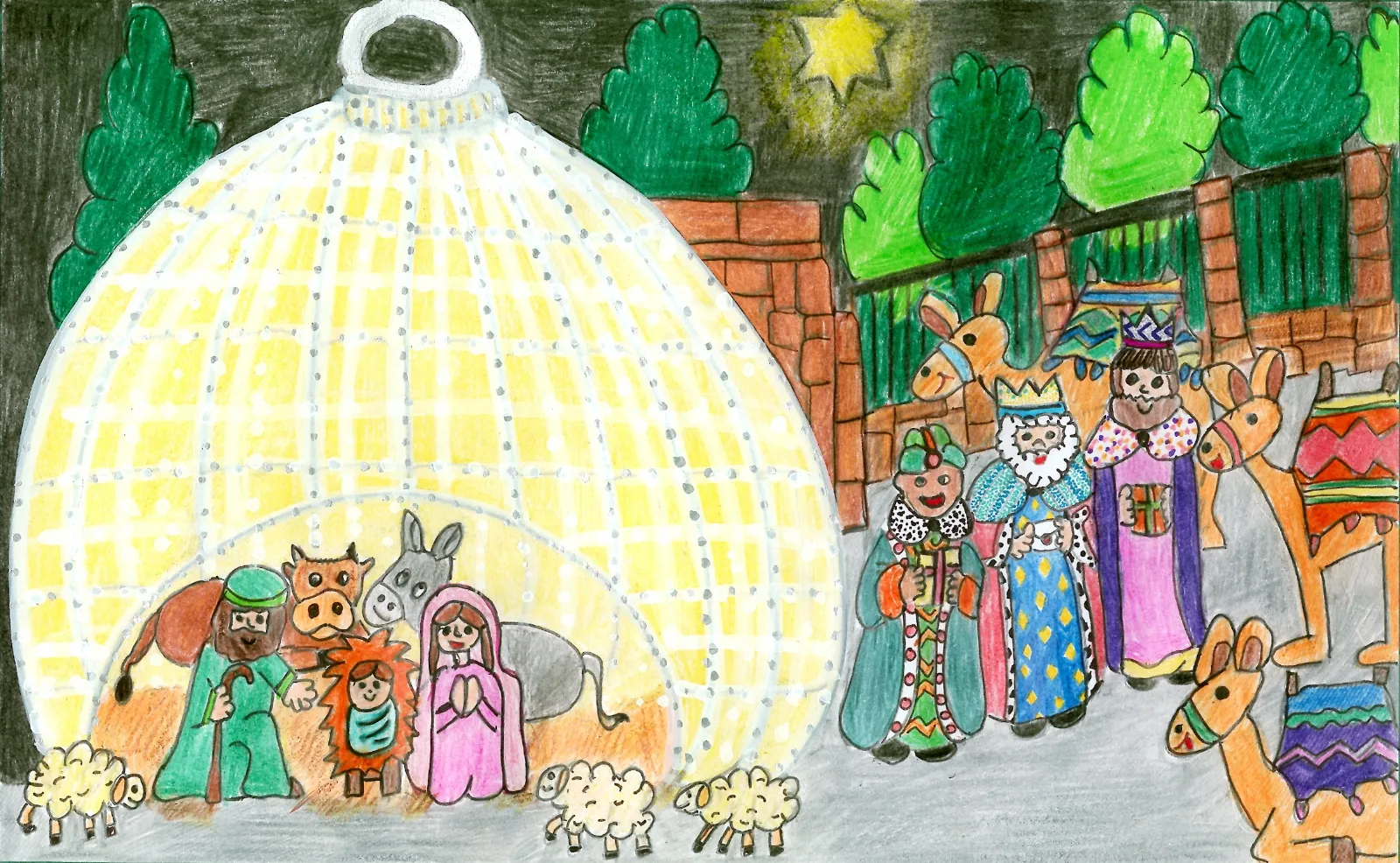 Foto 2 - Estos son los dibujos y los autores ganadores de las pequepostales de Caja Rural