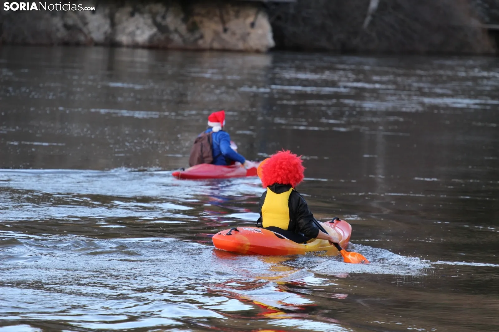 Foto 10 - El pirag&uuml;ismo soriano empapa de agua la Nochebuena 