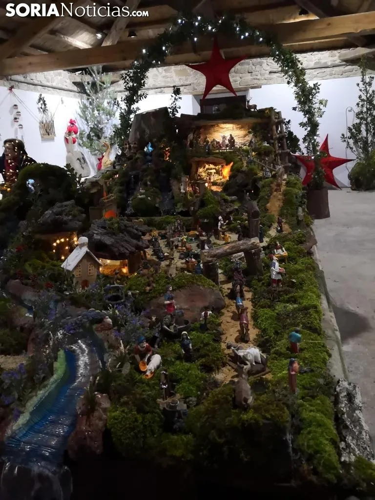 Imágenes del Belén instalado en San Andrés de Soria