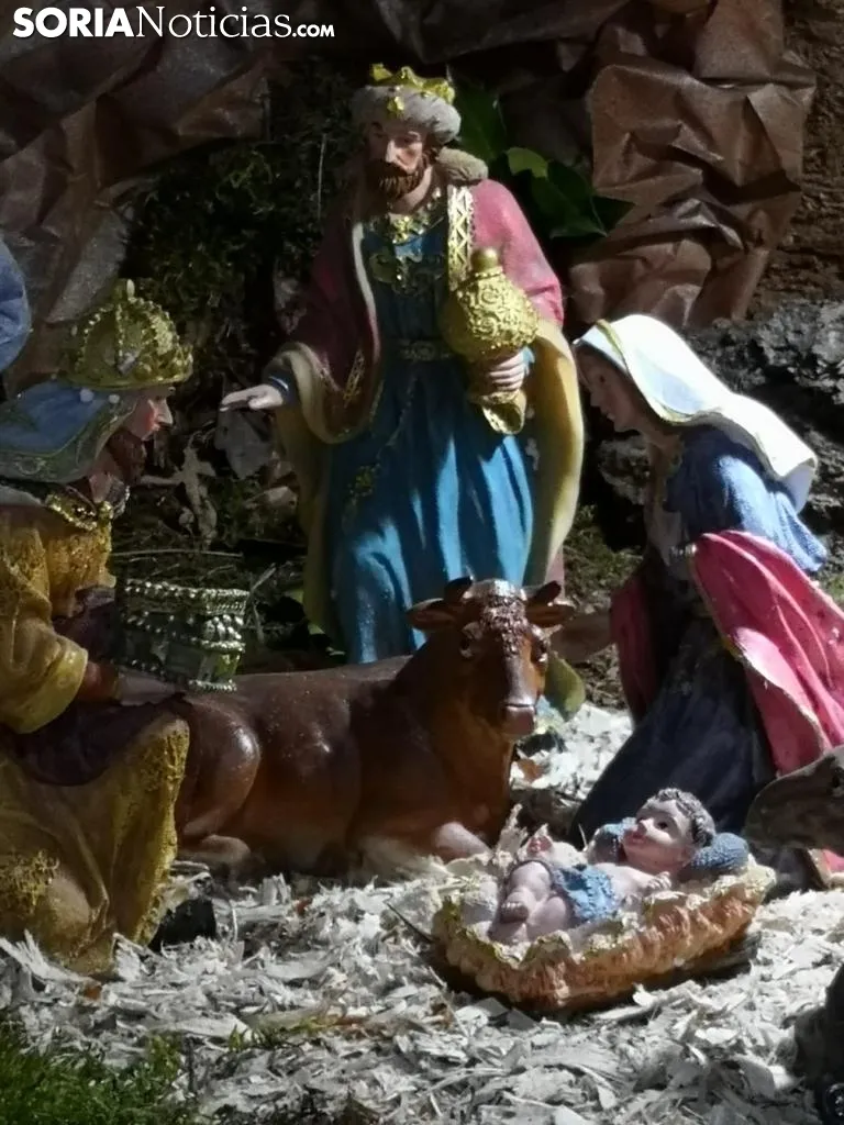 Imágenes del Belén instalado en San Andrés de Soria