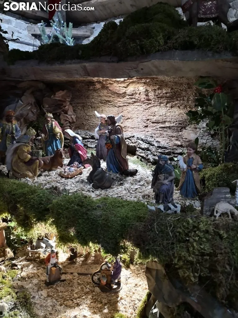Imágenes del Belén instalado en San Andrés de Soria