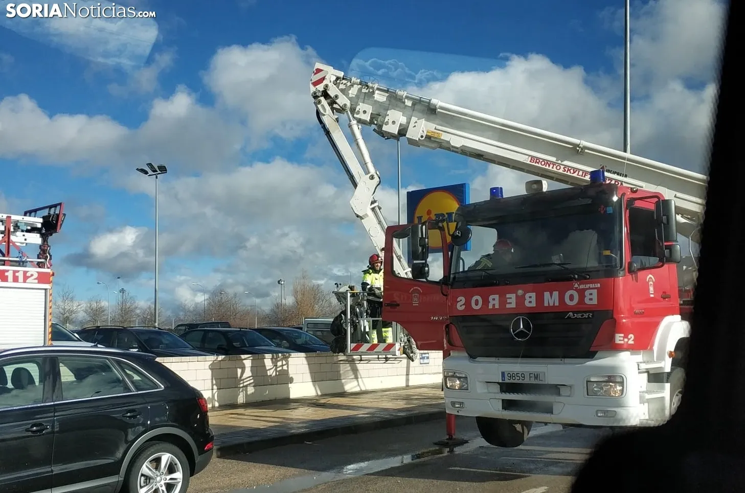 Suceso en la Avenida de Valladolid.