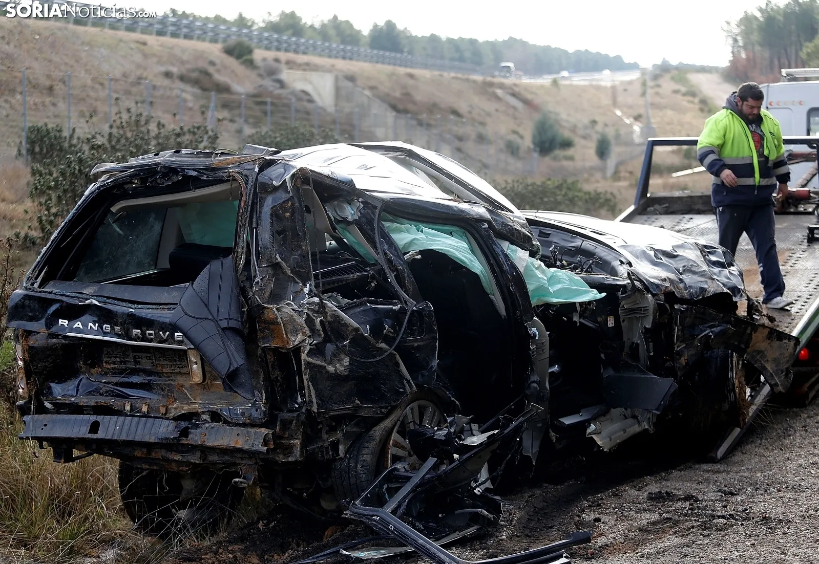 Imágenes del accidente. 
