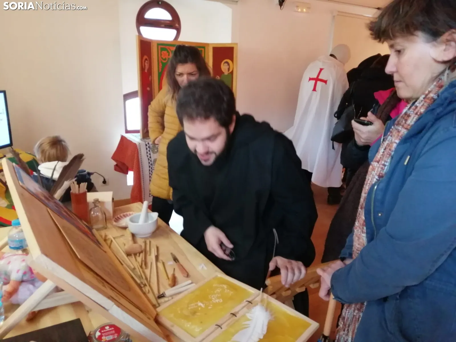 Una imagen de la jornada divulgativa templaria este viernes. /SN